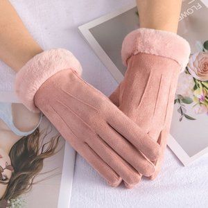New women's suede gloves